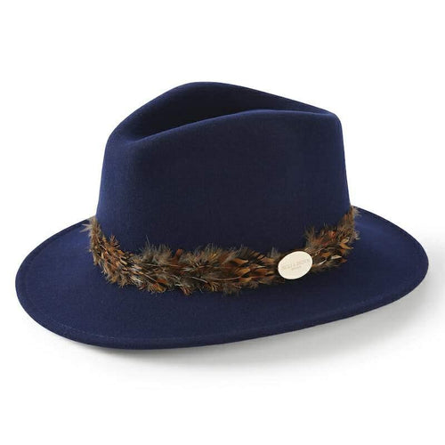 Hicks & Brown Suffolk Fedora - Pheasant Feather Wrap