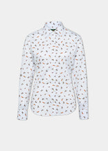 Alan Paine Lawen Women's Dog and Duck Printed Shirt