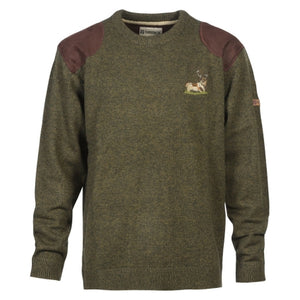 Percussion Embroidered  Round Neck Jumper