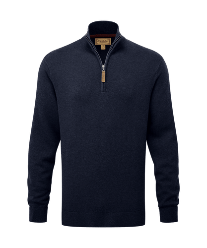 Schoffel Calton Cotton Cashmere 1/4 Zip Jumper